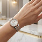Astoria Glitz Women Quartz Silver Dial Analog Stainless Steel Watch DK1L065M0085