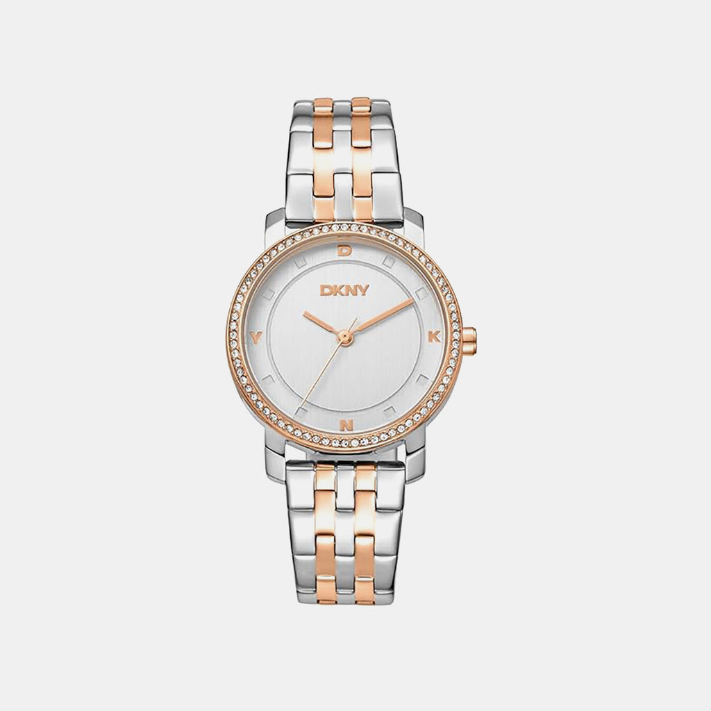 Astoria Glitz Women Quartz Silver Dial Analog Stainless Steel Watch DK1L065M0085