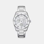 Chambers Multi Sport Women Quartz Silver Dial Multi-Function Stainless Steel Watch DK1L073M0015