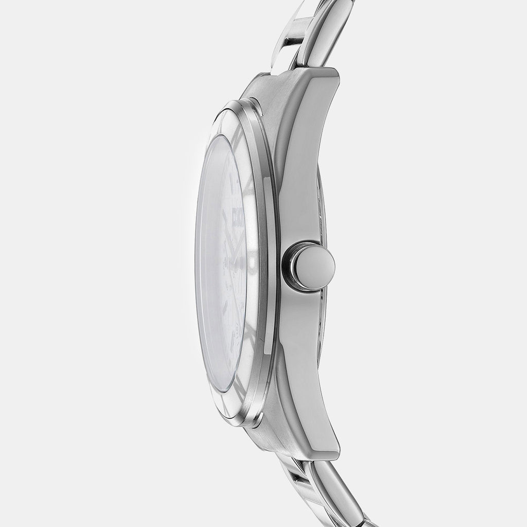 Chambers Multi Sport Women Quartz Silver Dial Multi-Function Stainless Steel Watch DK1L073M0015