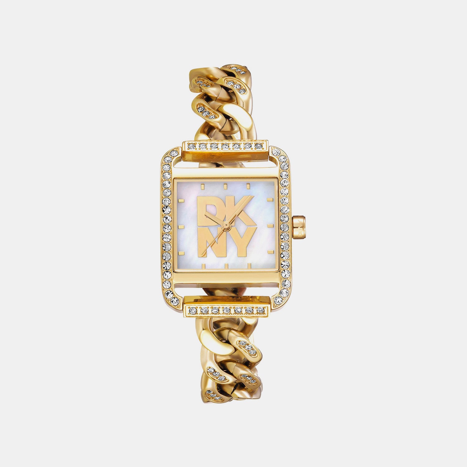 City Glitz Women Quartz Mother Of Pearl Dial Analog Stainless Steel Watch DK1L080M0025