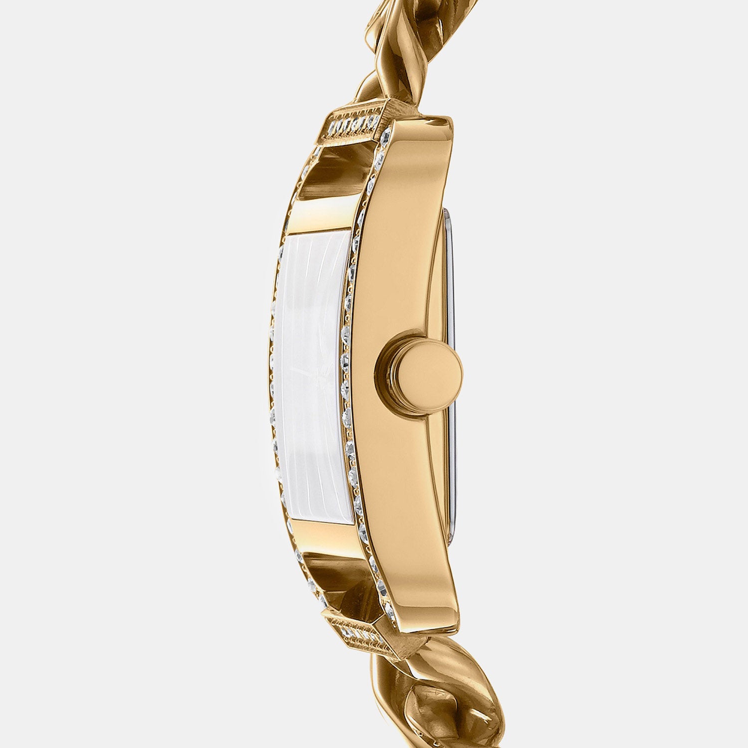 City Glitz Women Quartz Mother Of Pearl Dial Analog Stainless Steel Watch DK1L080M0025