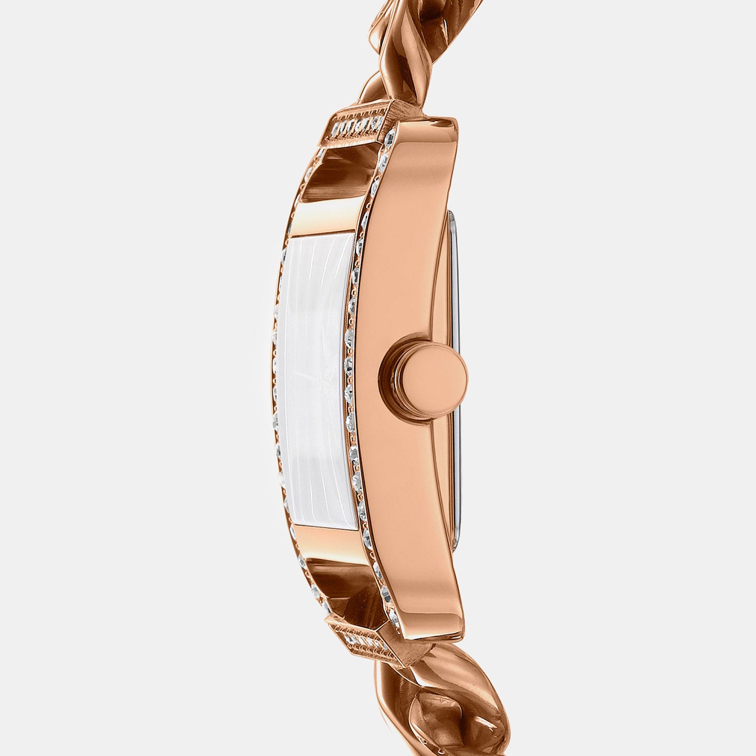 City Glitz Women Quartz Mother Of Pearl Dial Analog Stainless Steel Watch DK1L080M0035
