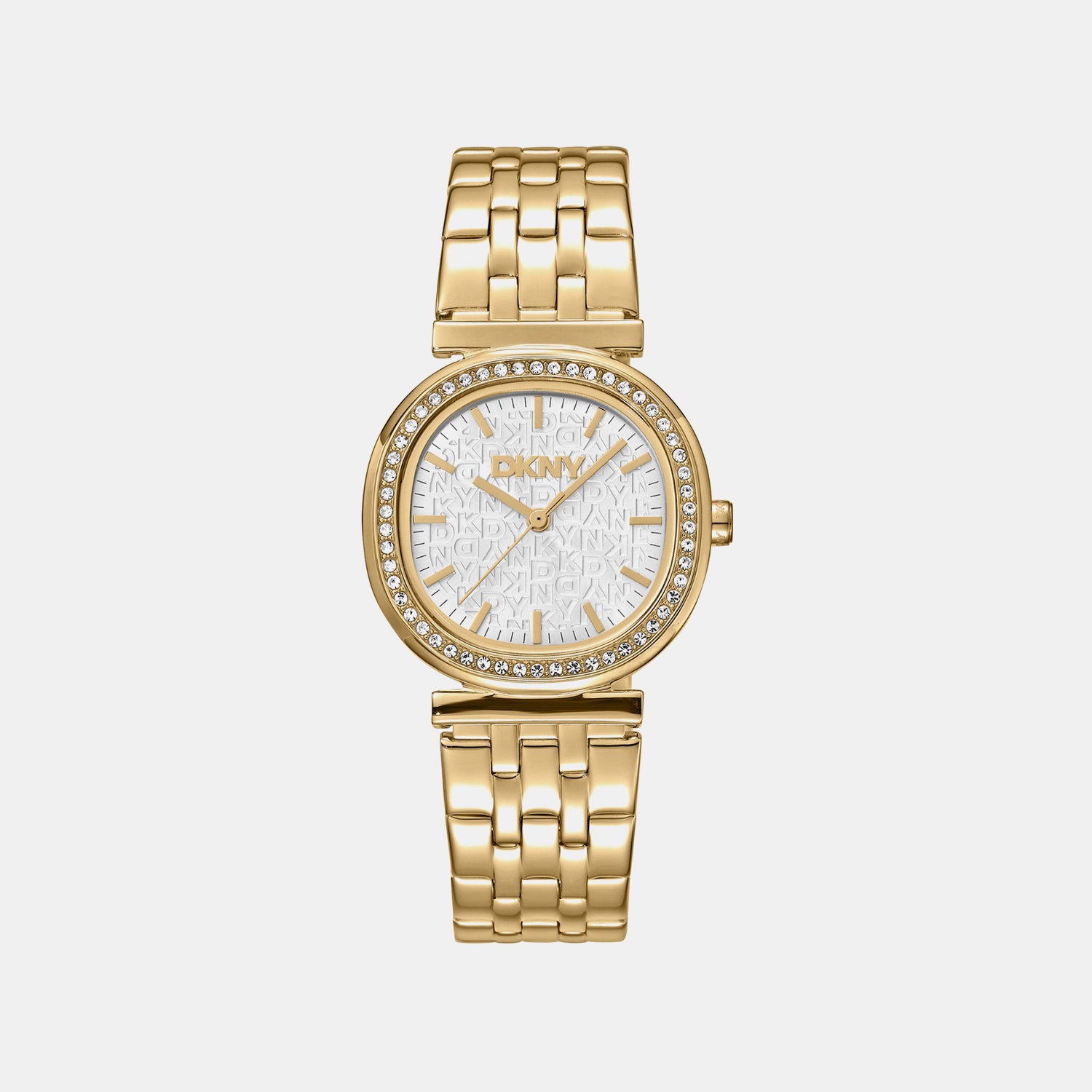 Evening Women Quartz Silver Dial Analog Stainless Steel Watch DK1L083M0065