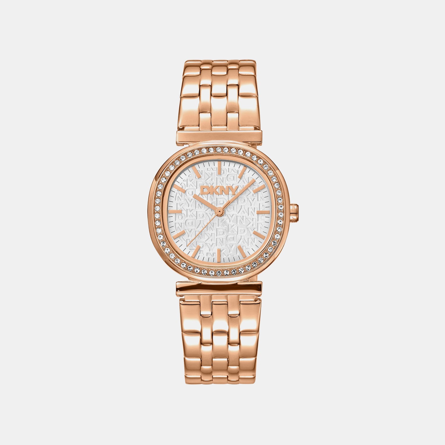 Evening Women Quartz Silver Dial Analog Stainless Steel Watch DK1L083M0075