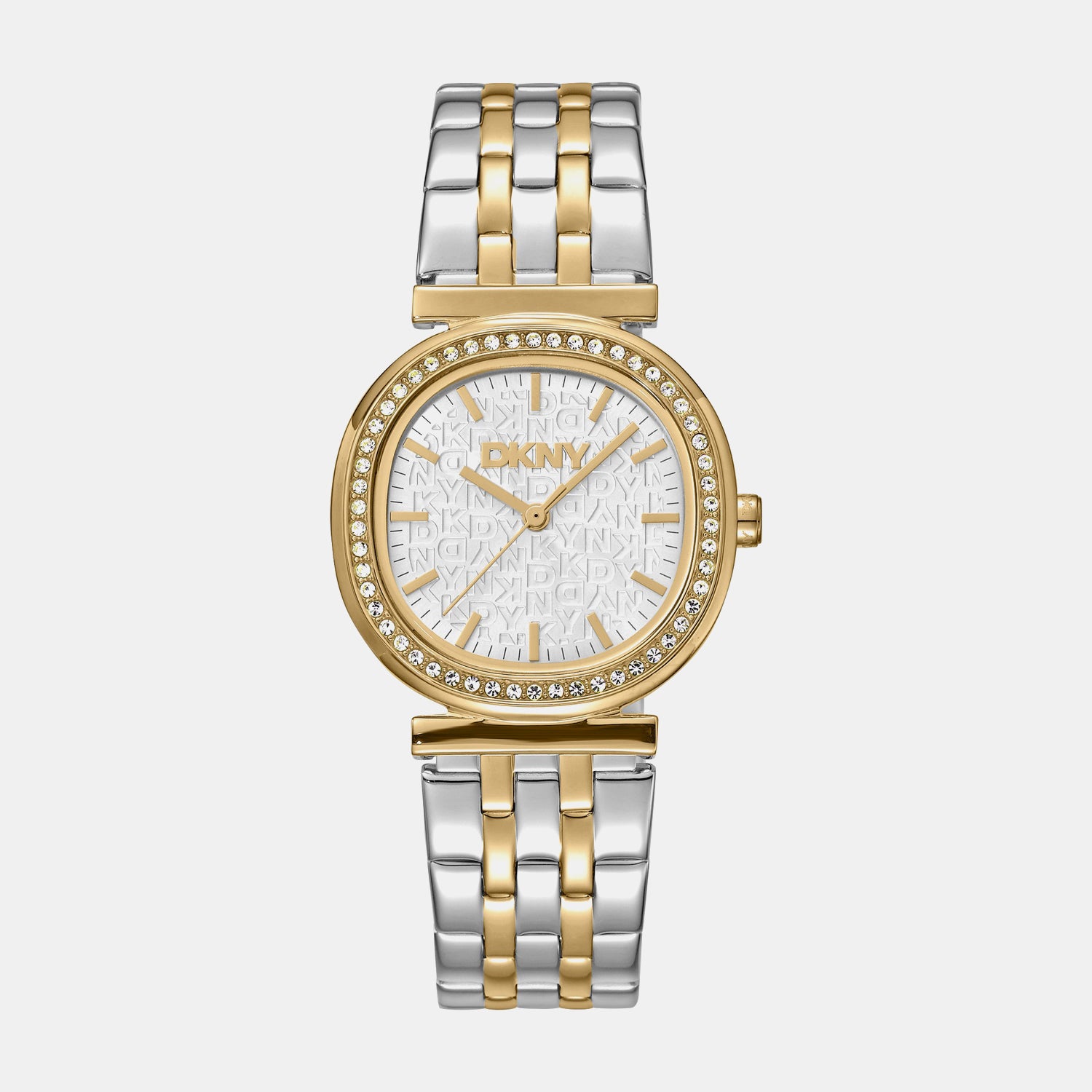 Evening Women Quartz Silver Dial Analog Stainless Steel Watch DK1L083M0085