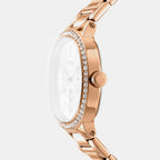 Evening Women Quartz Rose Gold Dial Multi-Function Stainless Steel Watch DK1L084M0075