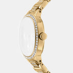 Evening Women Quartz Silver Dial Multi-Function Stainless Steel Watch DK1L084M0225