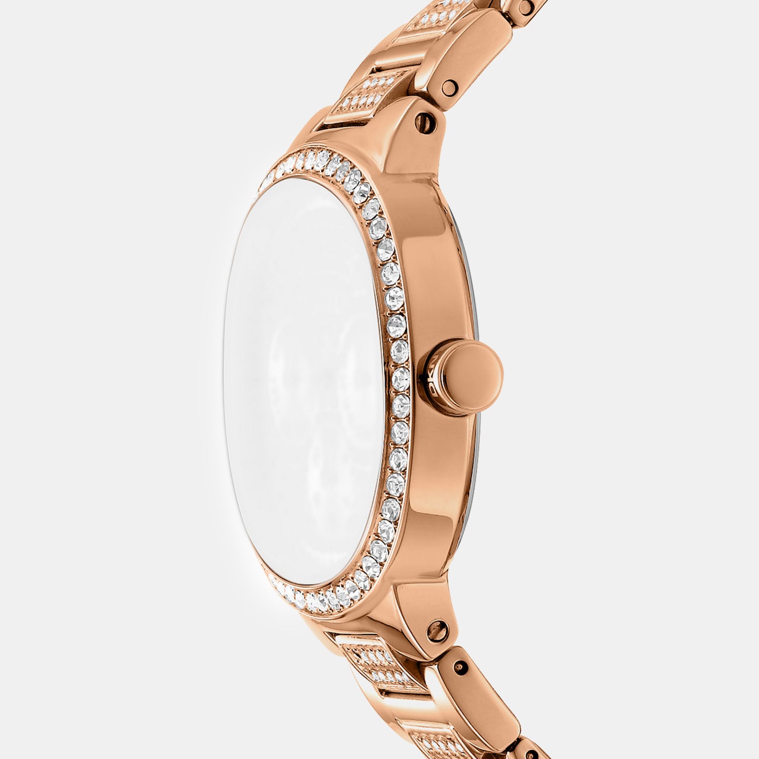 Evening Women Quartz Silver Dial Multi-Function Stainless Steel Watch DK1L084M0235