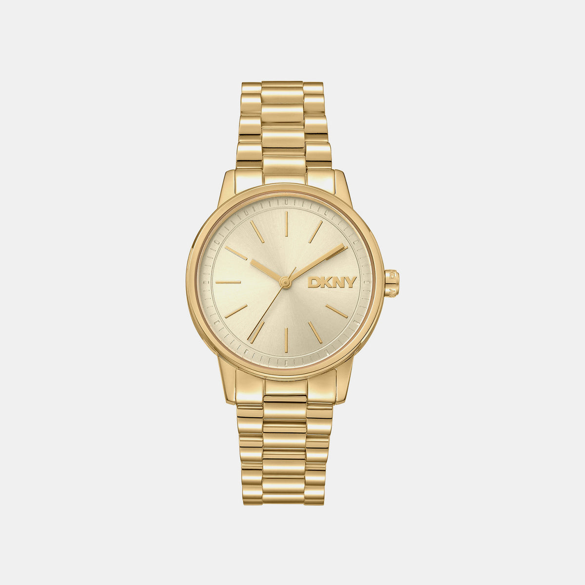 Urban Women Quartz Champagne Dial Analog Stainless Steel Watch DK1L085M0055