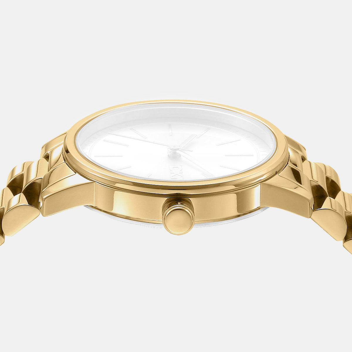 Urban Women Quartz Champagne Dial Analog Stainless Steel Watch DK1L085M0055