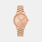 Urban Women Quartz Rose Gold Dial Analog Stainless Steel Watch DK1L085M0065