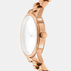 Urban Women Quartz Rose Gold Dial Analog Stainless Steel Watch DK1L085M0065