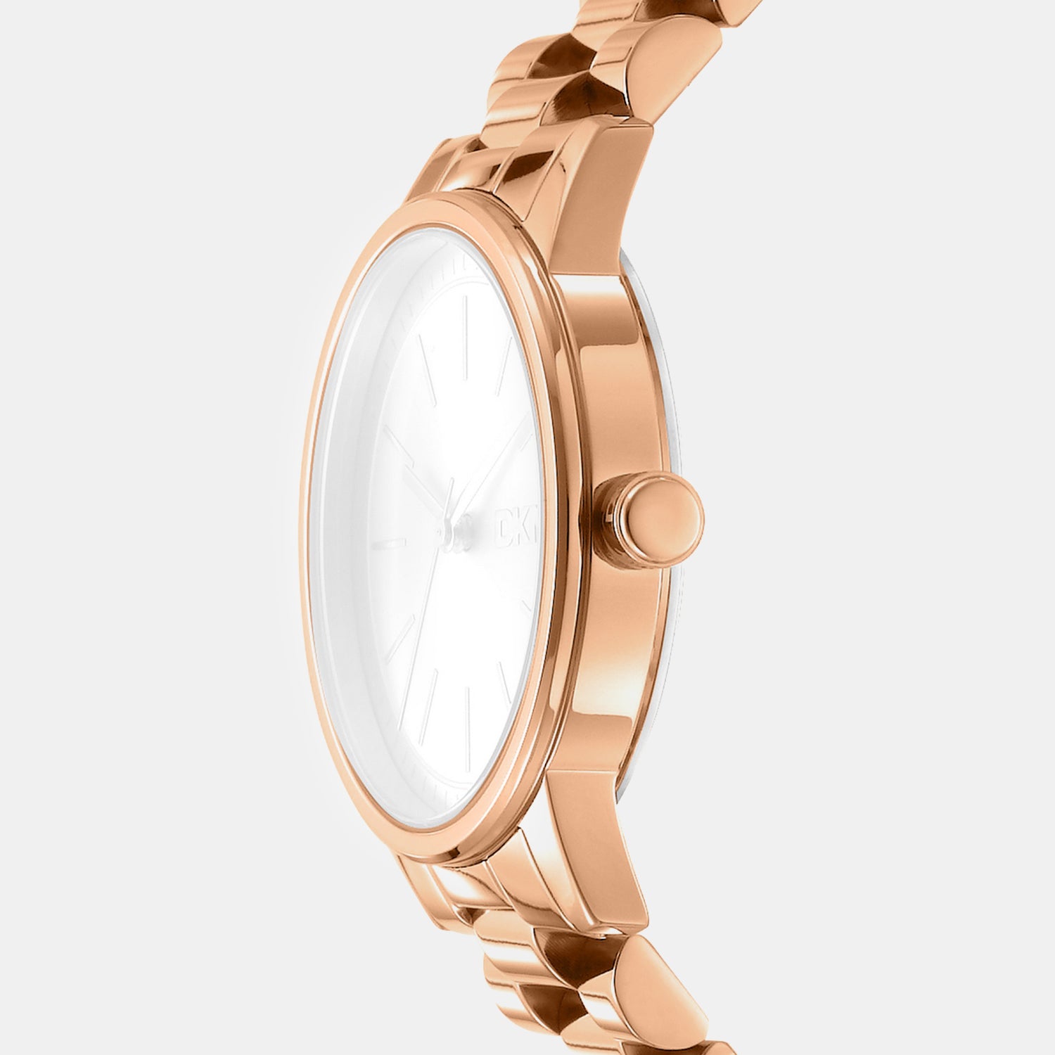 Urban Women Quartz Rose Gold Dial Analog Stainless Steel Watch DK1L085M0065