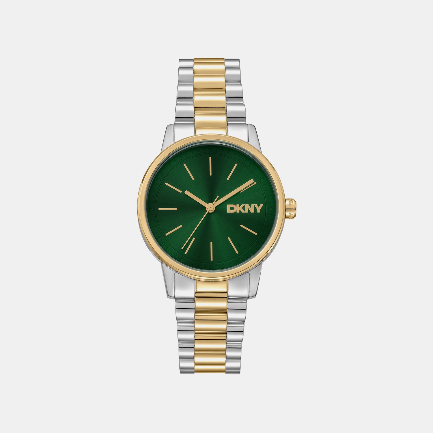 Urban Women Quartz Green Dial Analog Stainless Steel Watch DK1L085M0085