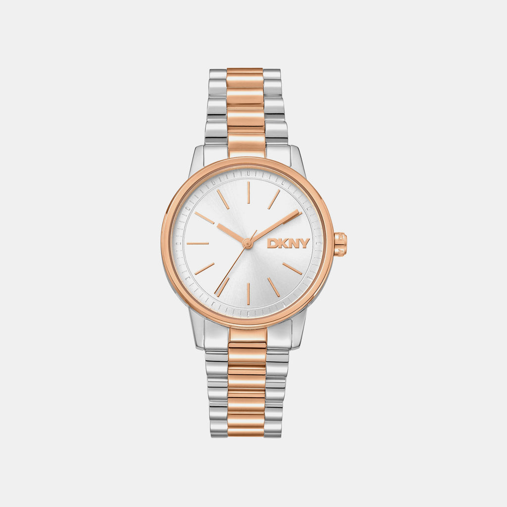 Urban Women Quartz Silver Dial Analog Stainless Steel Watch DK1L085M0095