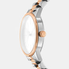 Urban Women Quartz Silver Dial Analog Stainless Steel Watch DK1L085M0095