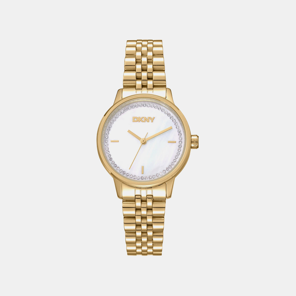 Everyday Women Quartz Mother Of Pearl Dial Analog Stainless Steel Watch DK1L086M0055