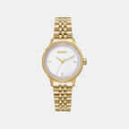 Everyday Women Quartz Mother Of Pearl Dial Analog Stainless Steel Watch DK1L086M0055