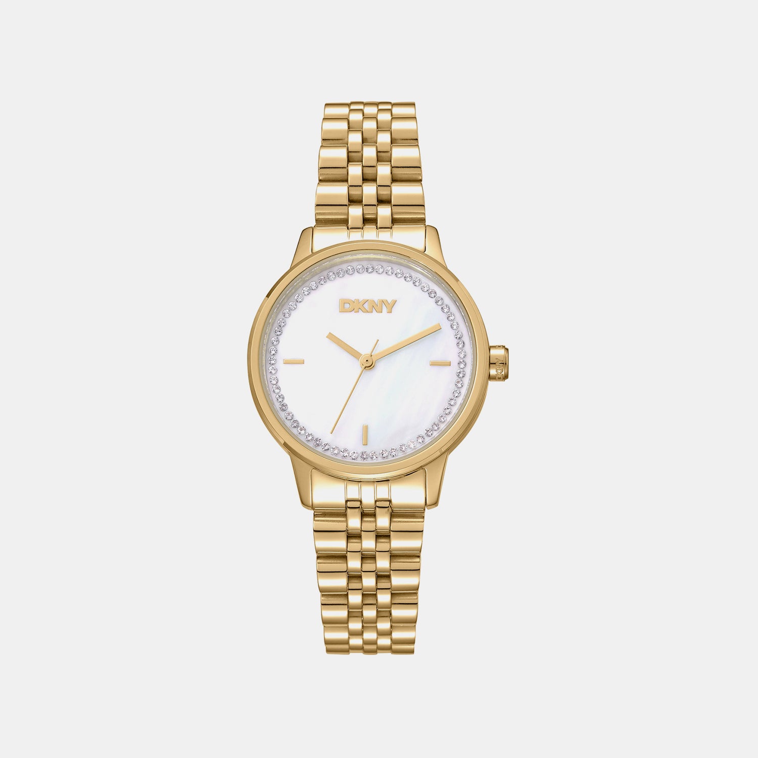 Everyday Women Quartz Mother Of Pearl Dial Analog Stainless Steel Watch DK1L086M0055