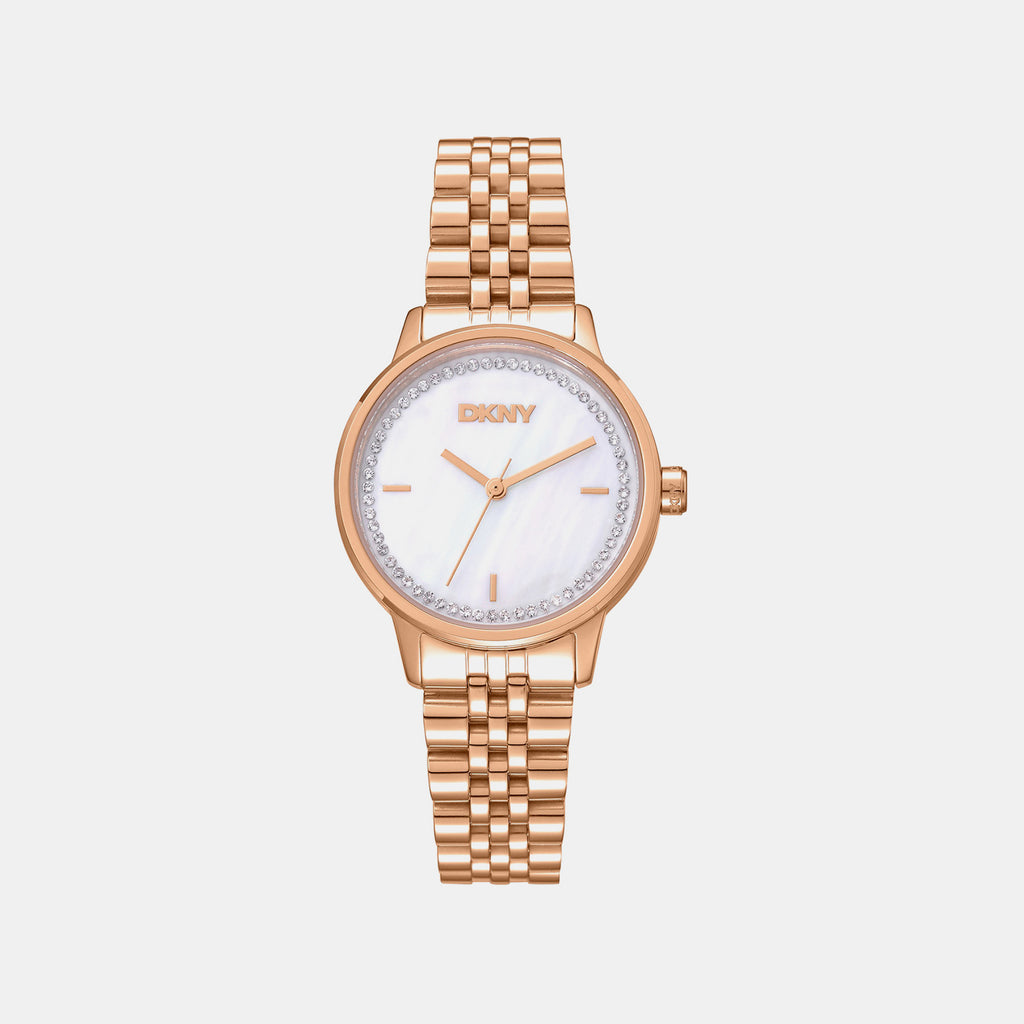 Everyday Women Quartz Mother Of Pearl Dial Analog Stainless Steel Watch DK1L086M0065