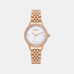 Everyday Women Quartz Mother Of Pearl Dial Analog Stainless Steel Watch DK1L086M0065