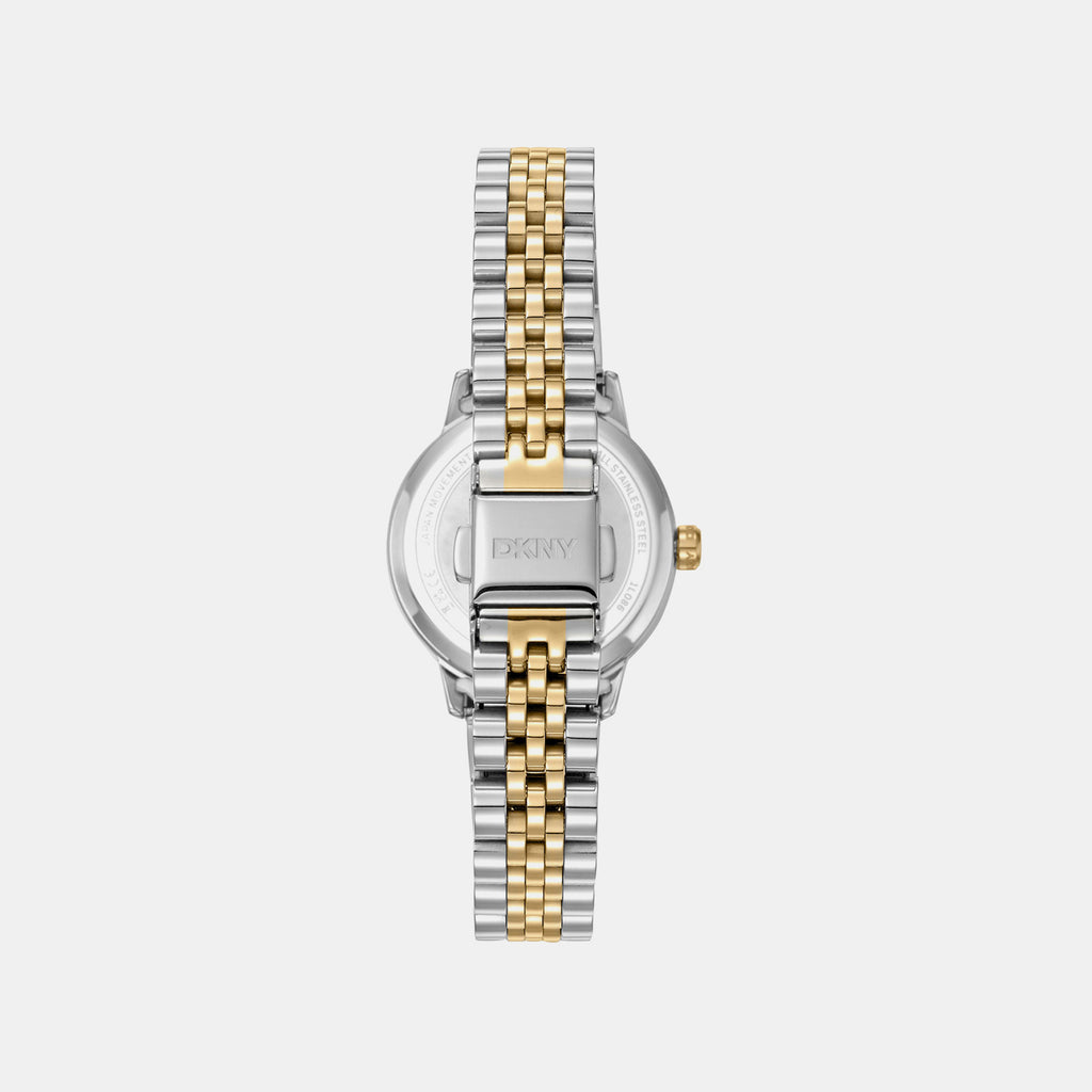 Everyday Women Quartz Silver Dial Analog Stainless Steel Watch DK1L086M0075