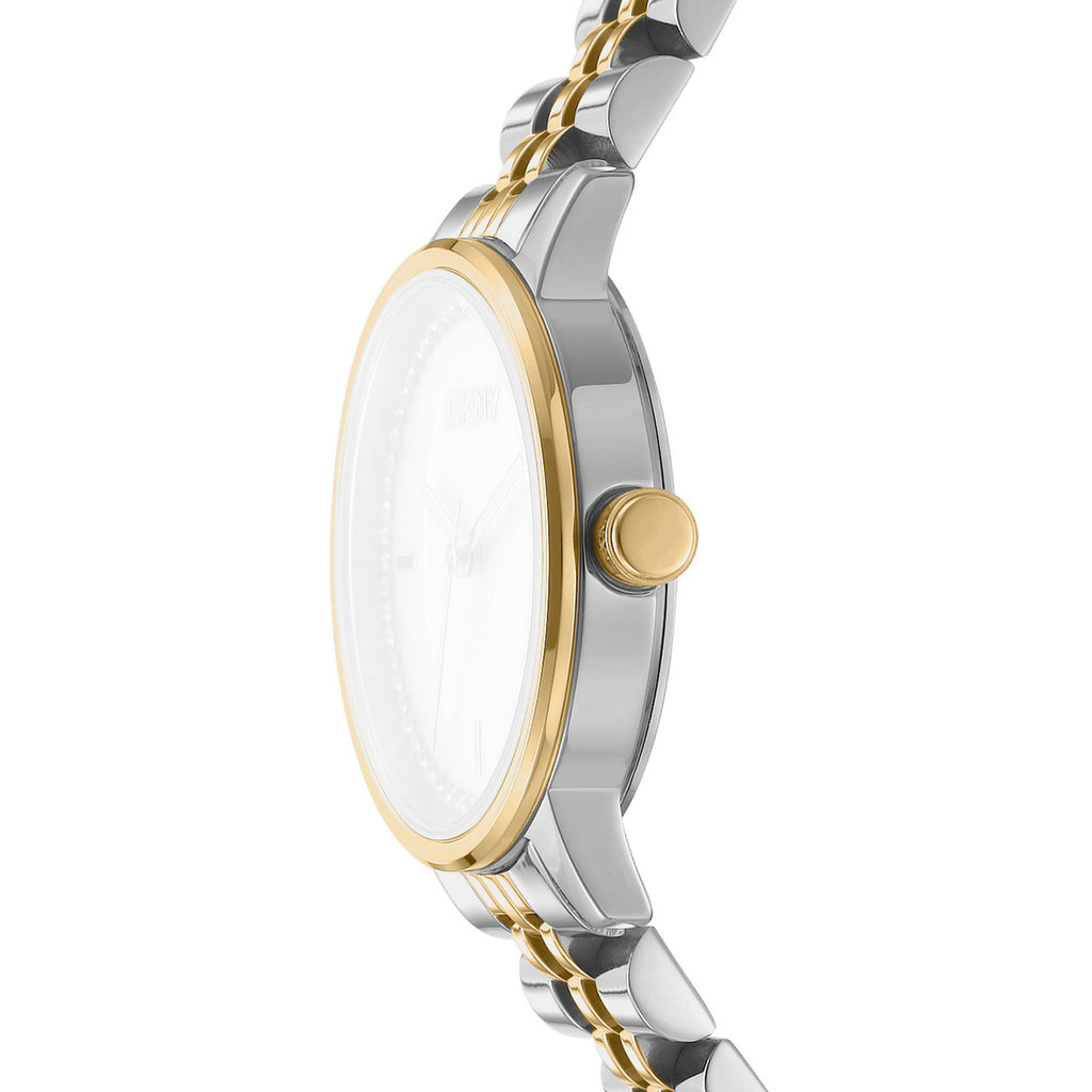 Everyday Women Quartz Silver Dial Analog Stainless Steel Watch DK1L086M0075