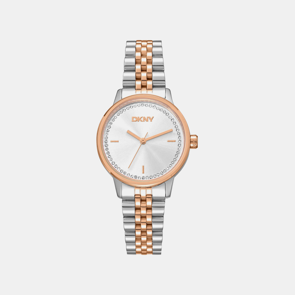 Everyday Women Quartz Silver Dial Analog Stainless Steel Watch DK1L086M0095
