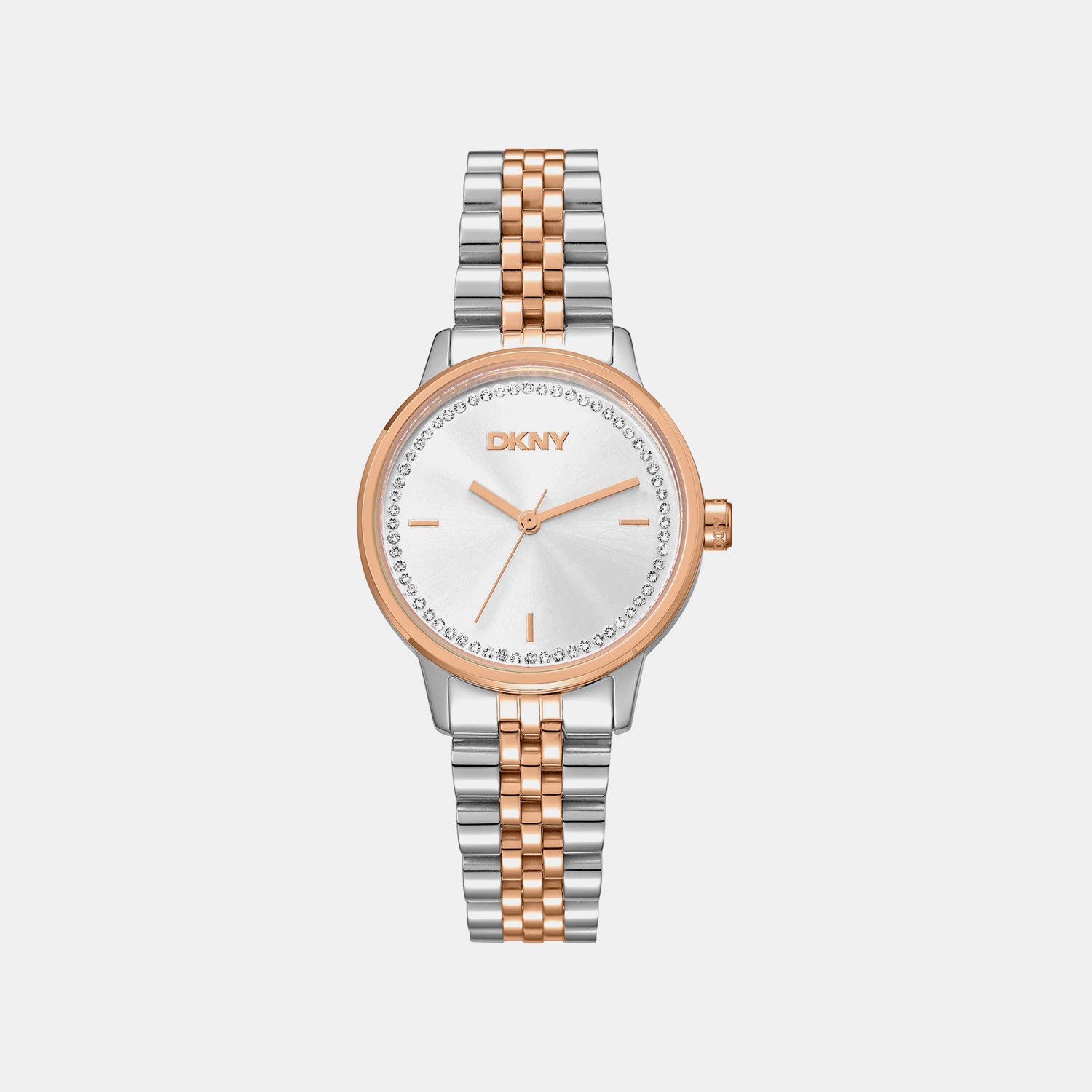 Everyday Women Quartz Silver Dial Analog Stainless Steel Watch DK1L086M0095