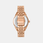 Women Quartz Rose Gold Dial Multi-Function Stainless Steel Watch DK1L098M0085