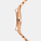 Women Quartz Rose Gold Dial Multi-Function Stainless Steel Watch DK1L098M0085