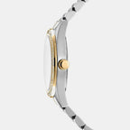 Women Quartz Silver Dial Multifunction Stainless Steel Watch DK1L098M0095