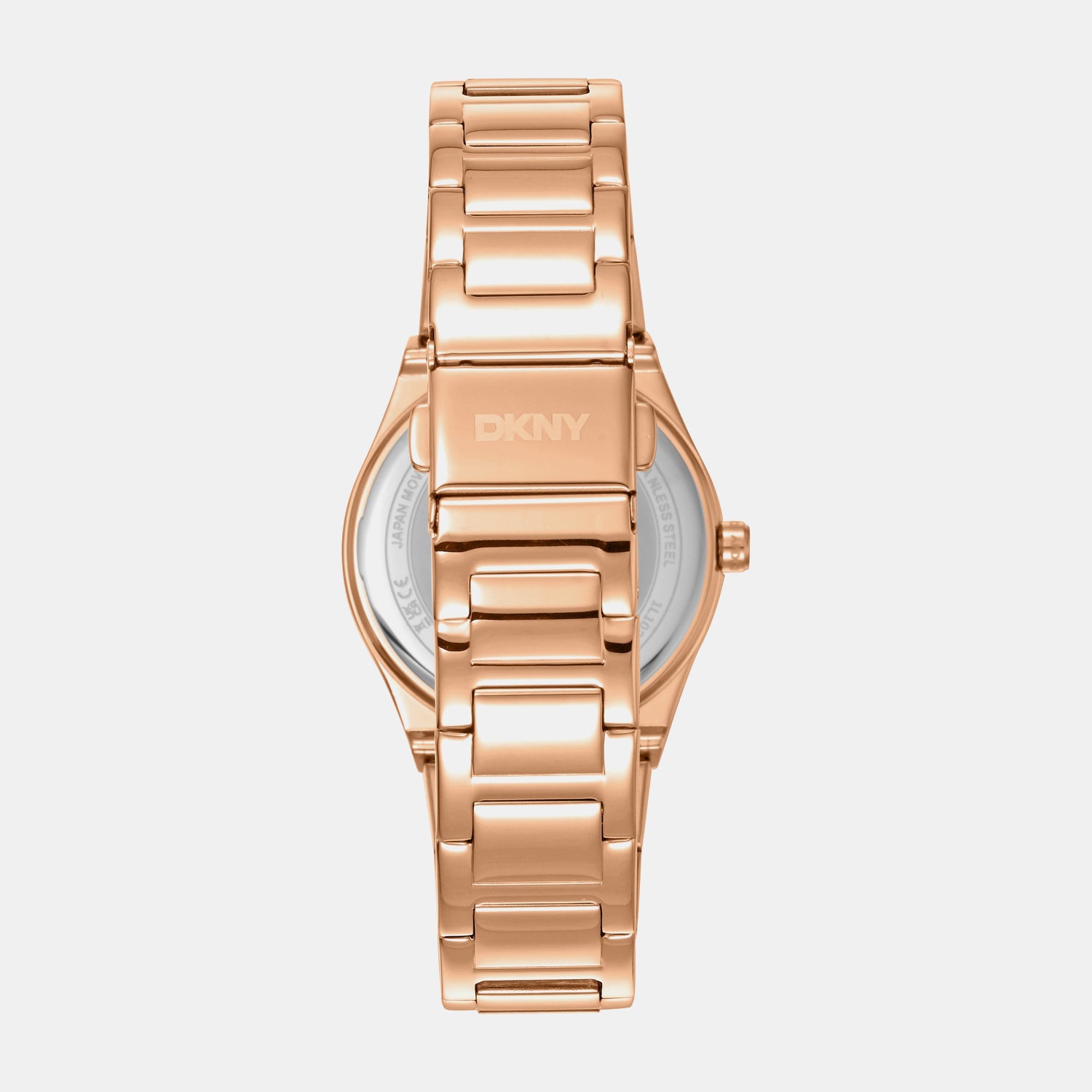 Logo Women Quartz Rose Gold Dial Analog Stainless Steel Watch DK1L102M0045