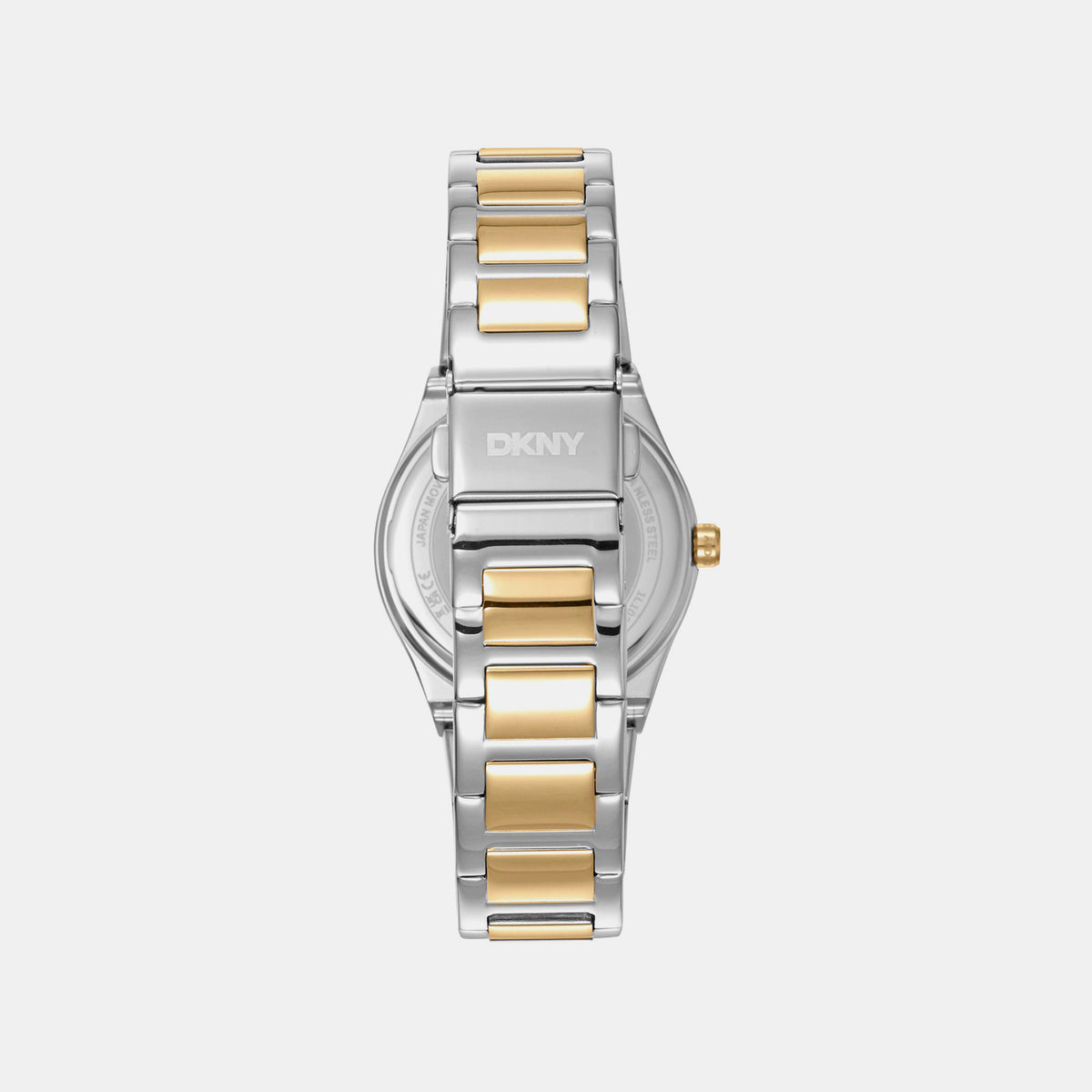 Logo Women Quartz Silver Dial Analog Stainless Steel Watch DK1L102M0245