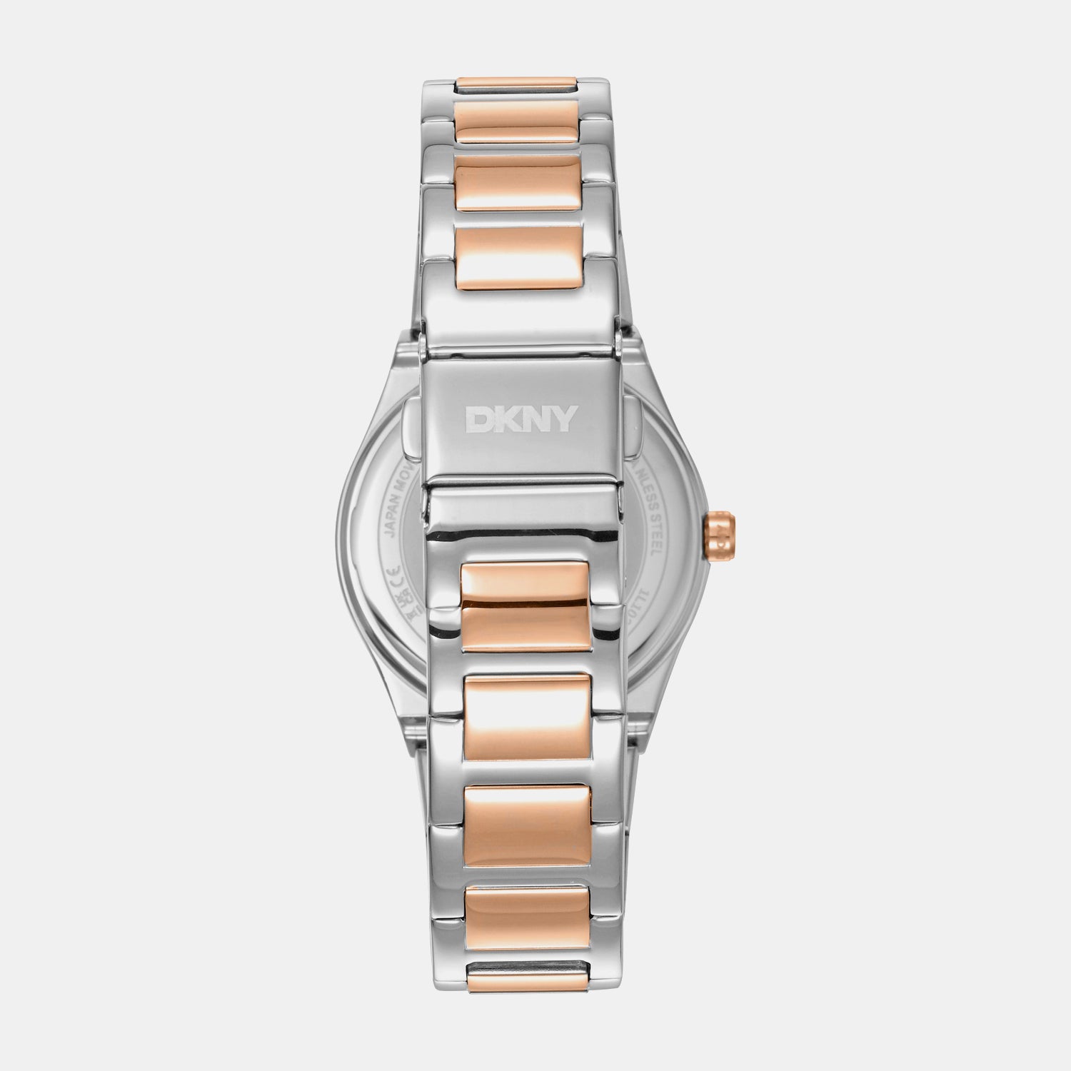 Logo Women Quartz Silver Dial Analog Stainless Steel Watch DK1L102M0255