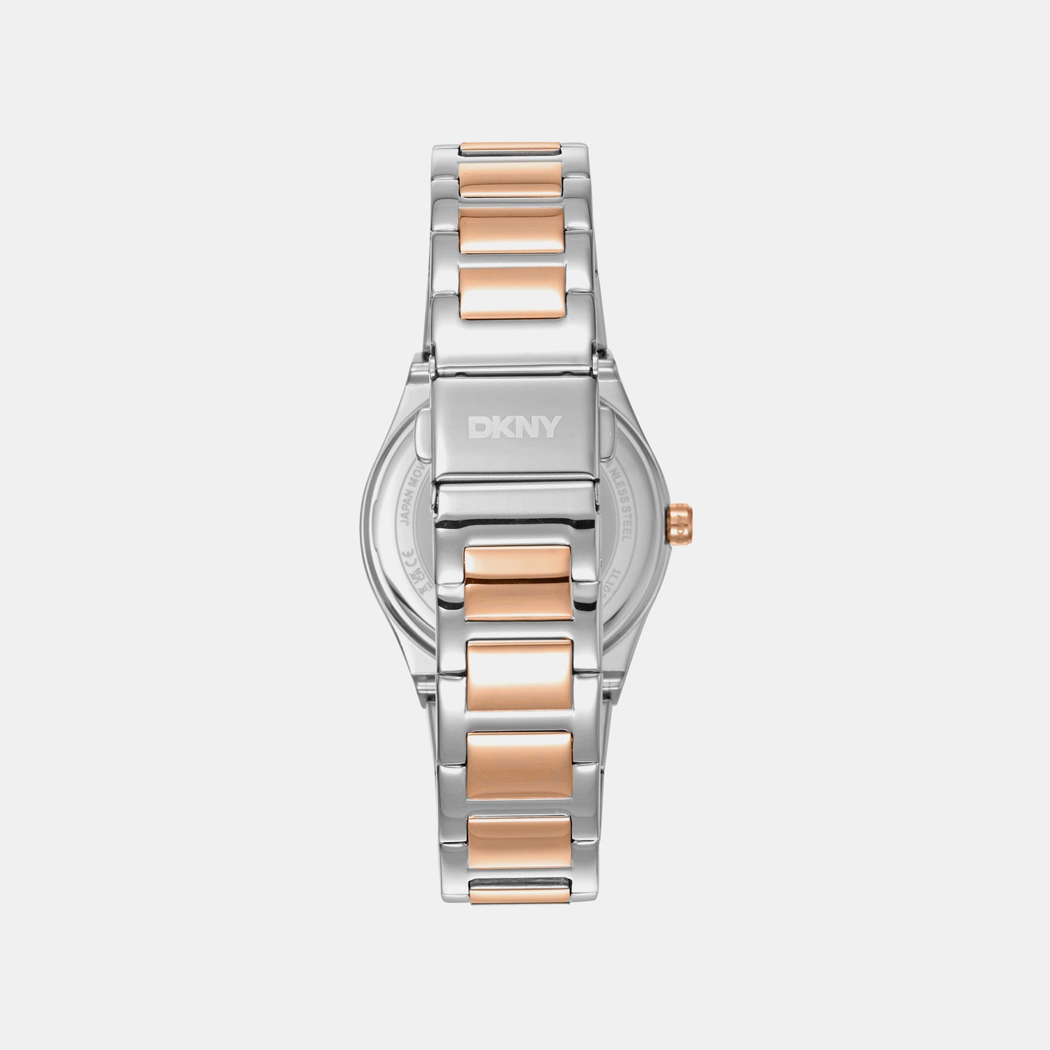 Logo Women Quartz Silver Dial Analog Stainless Steel Watch DK1L102M0255
