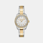 Luma Women Quartz Silver Dial Analog Stainless Steel Watch DK1L107M0085