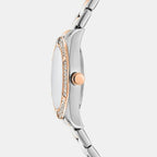 Luma Women Quartz Silver Dial Analog Stainless Steel Watch DK1L107M0095