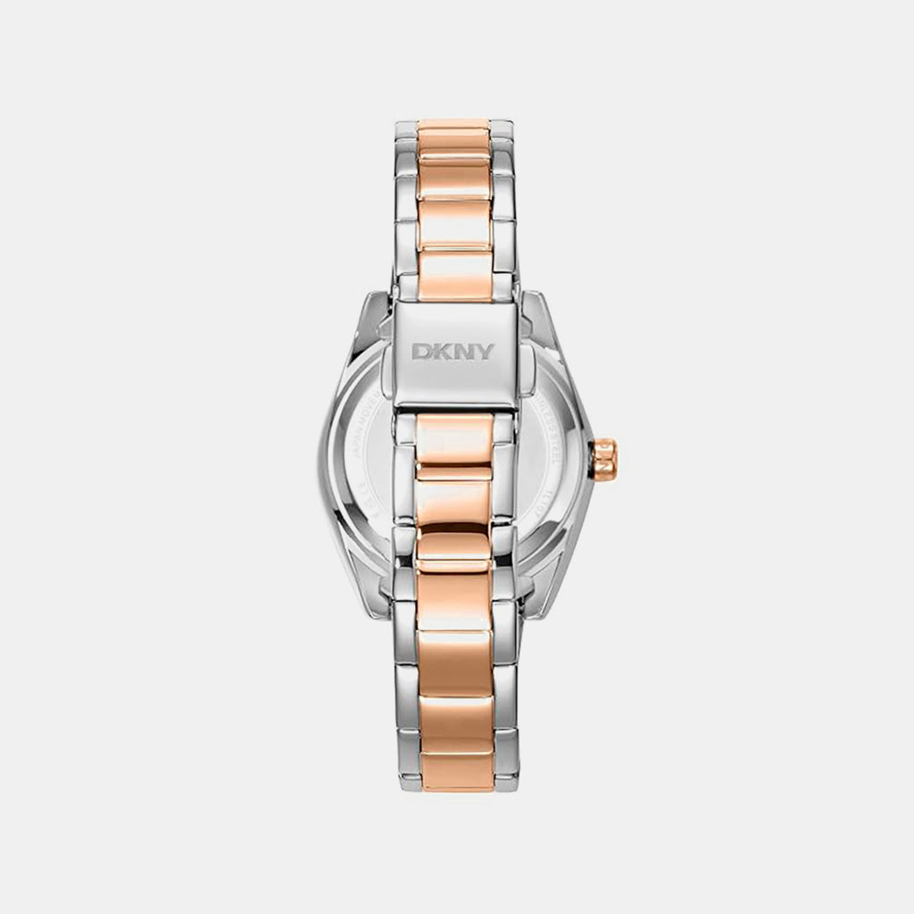 Luma Women Quartz Silver Dial Analog Stainless Steel Watch DK1L107M0095