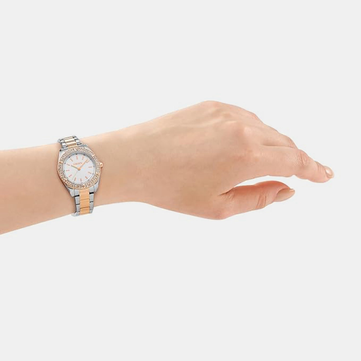 Luma Women Quartz Silver Dial Analog Stainless Steel Watch DK1L107M0095