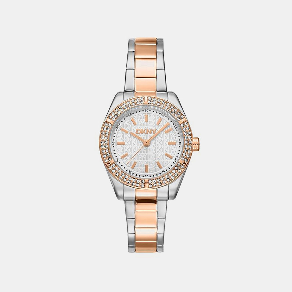 Luma Women Quartz Silver Dial Analog Stainless Steel Watch DK1L107M0095