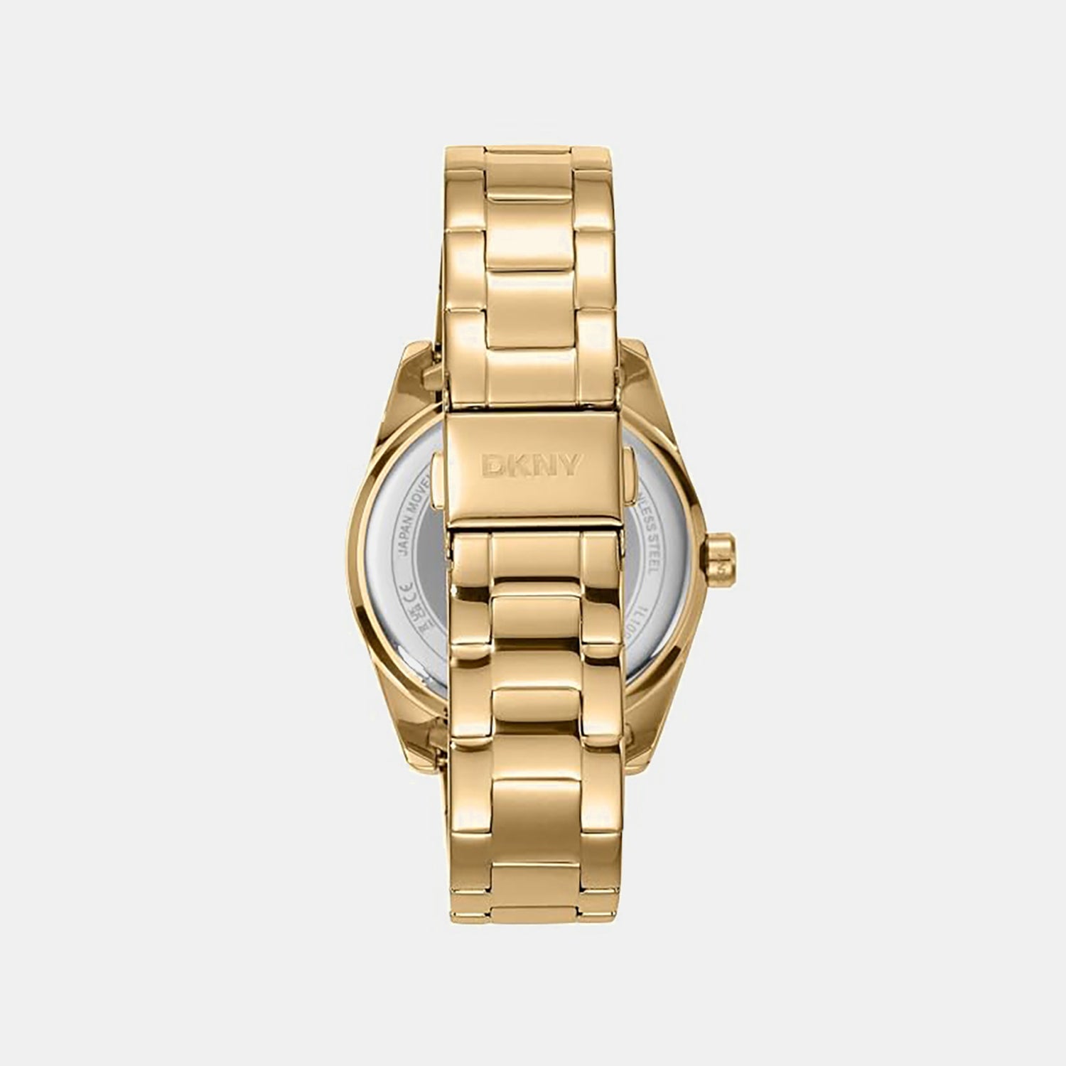 Women Quartz Gold Dial Multifunction Stainless Steel Watch DK1L109M0045