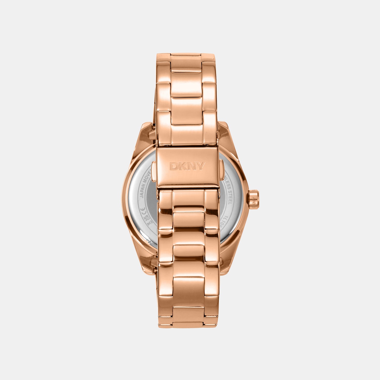 Women Quartz Rose Gold Dial Multi-Function Stainless Steel Watch DK1L109M0055