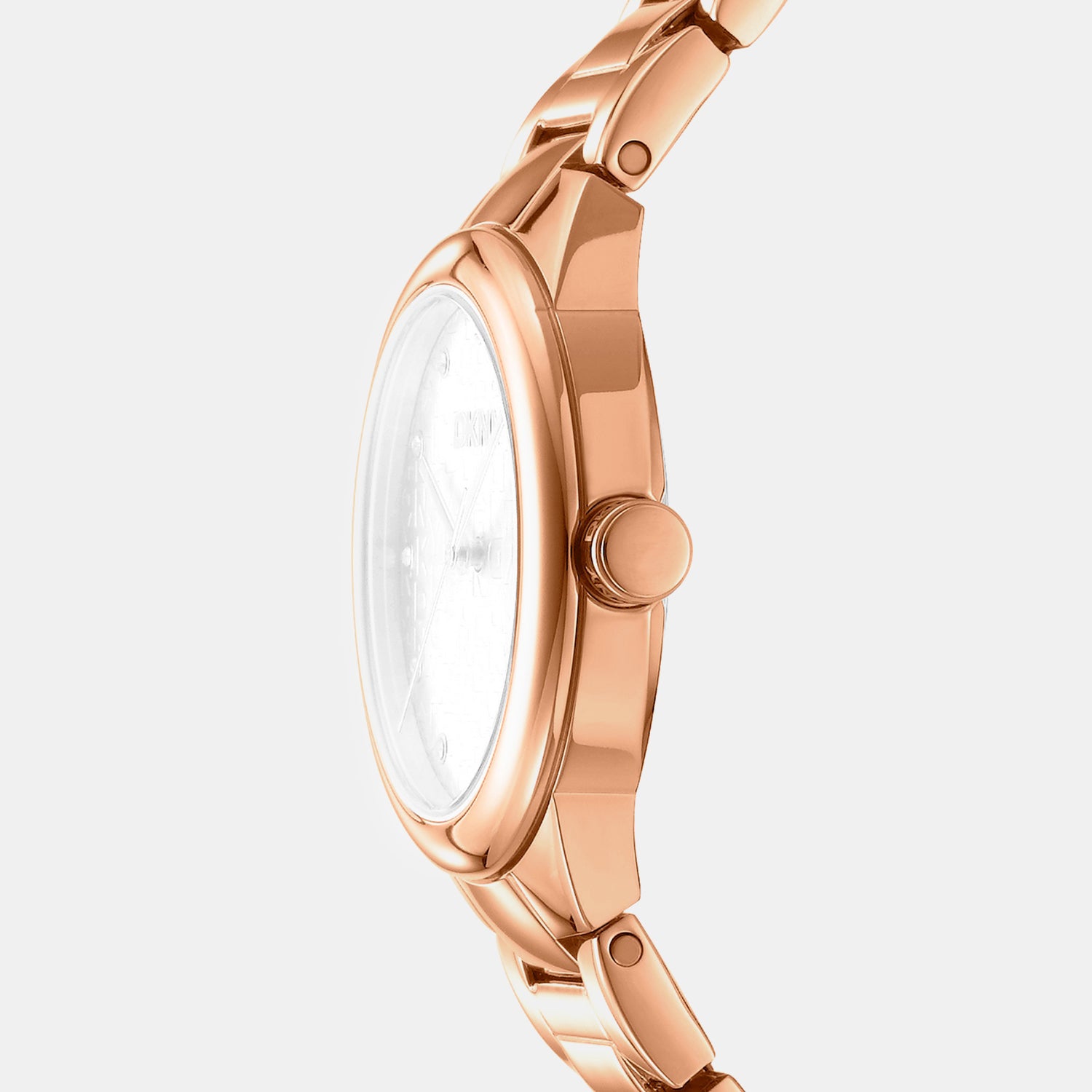 Everyday Women Quartz Rose Gold Dial Analog Stainless Steel Watch DK1L110M0065