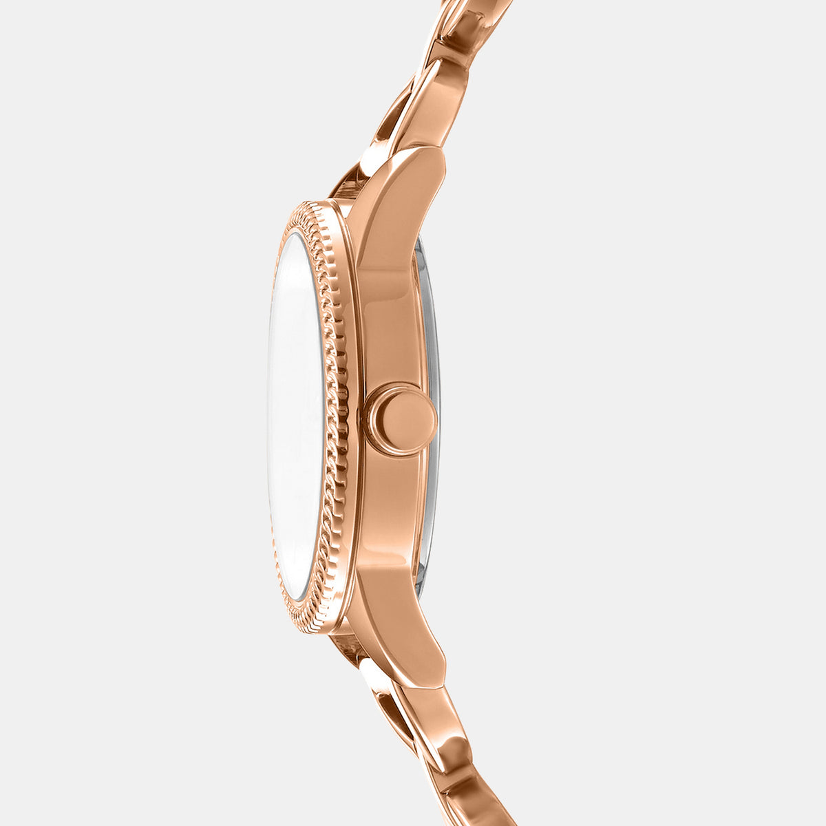 Women Quartz Rose Gold Dial Analog Stainless Steel Watch DK1L113M0255