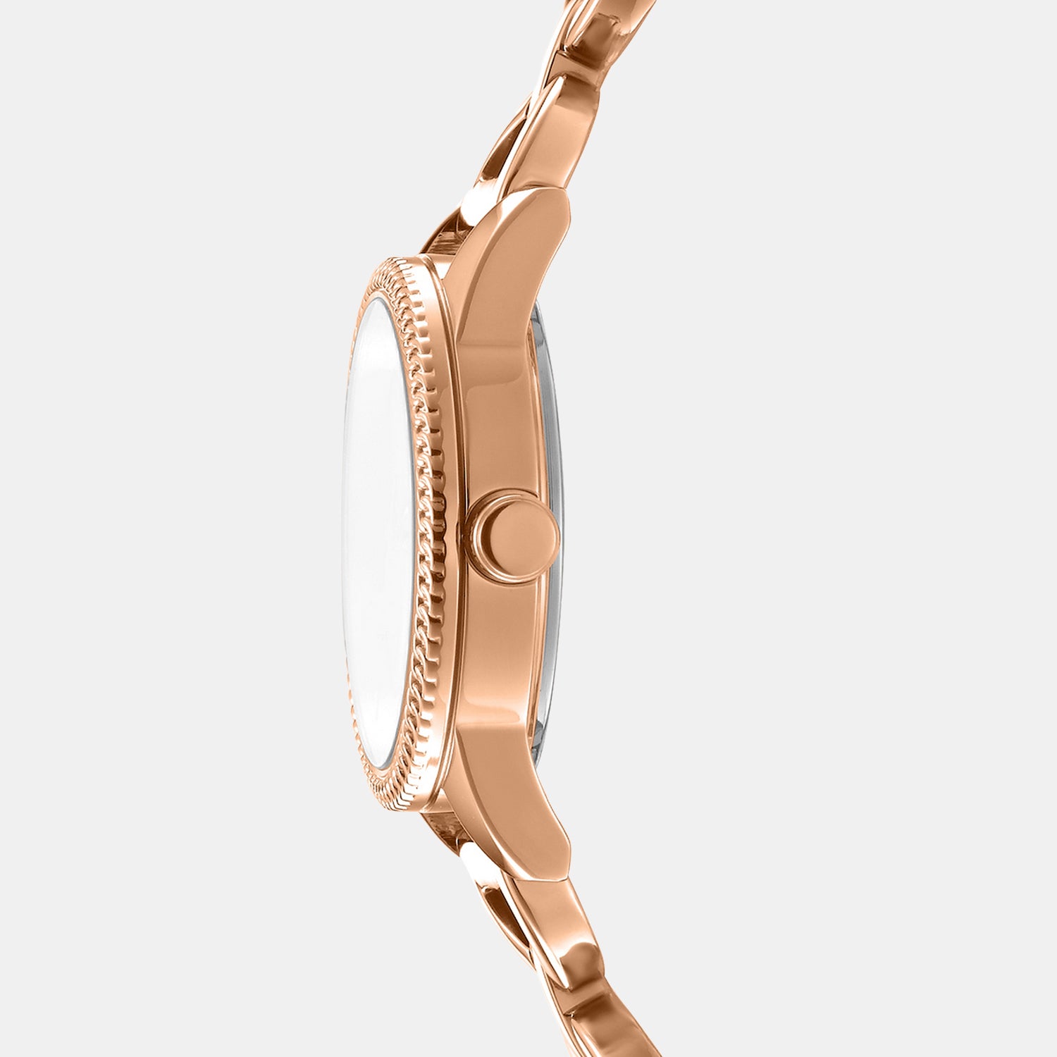 Women Quartz Rose Gold Dial Analog Stainless Steel Watch DK1L113M0255