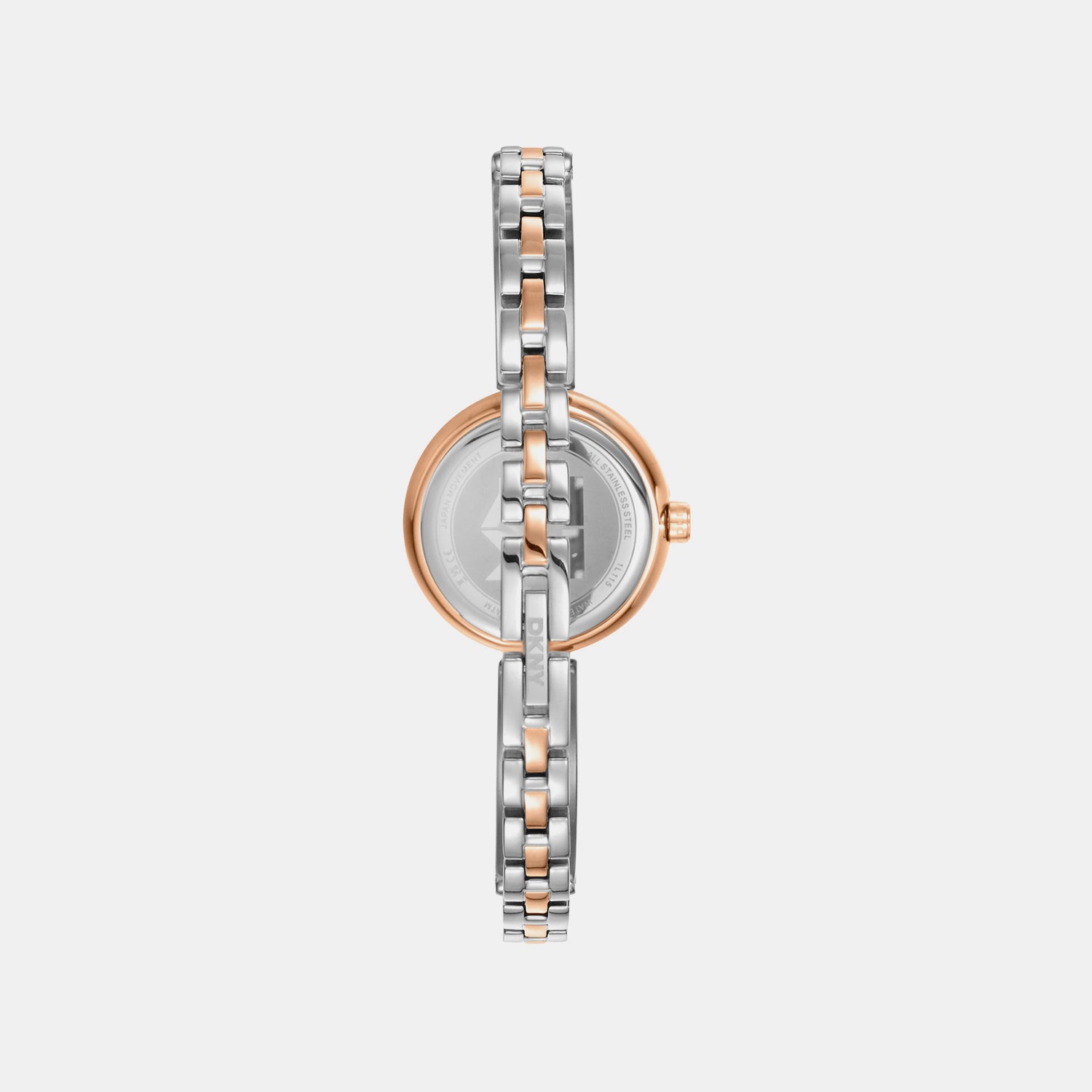 Logo Women Quartz Silver Dial Analog Stainless Steel Watch DK1L115M0075