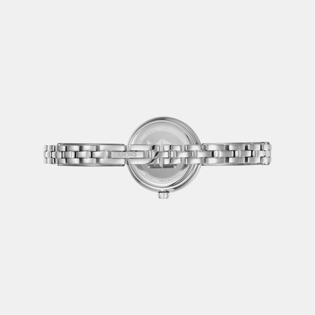 Logo Women Quartz Mother Of Pearl Dial Analog Stainless Steel Watch DK1L115M0215