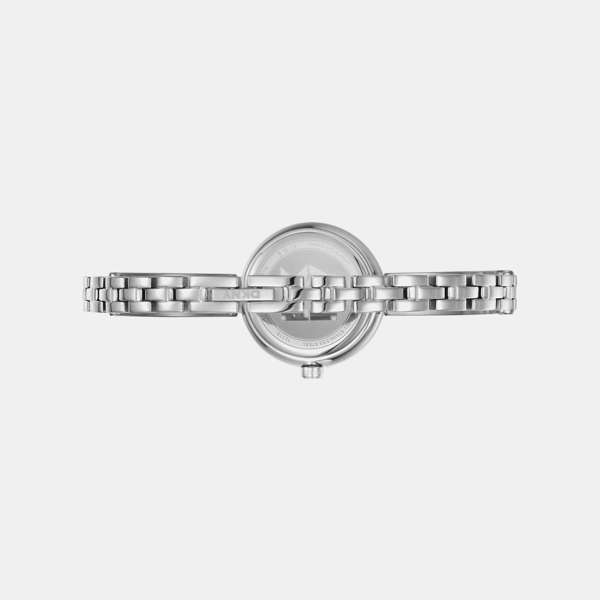 Logo Women Quartz Mother Of Pearl Dial Analog Stainless Steel Watch DK1L115M0215